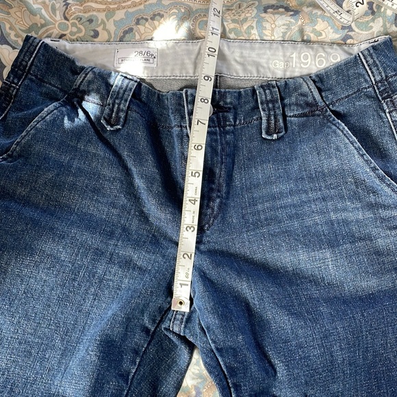 Trouser pocket low rise wide leg flare 28 PETITE! - Picture 3 of 5